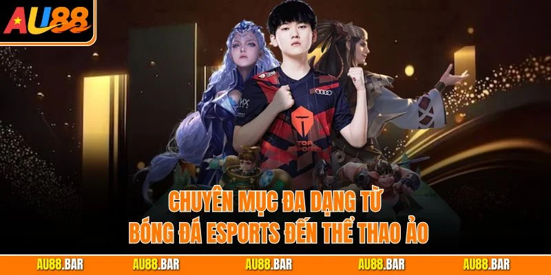 Chuyên mục đa dạng từ bóng đá eSports đến thể thao ảo
